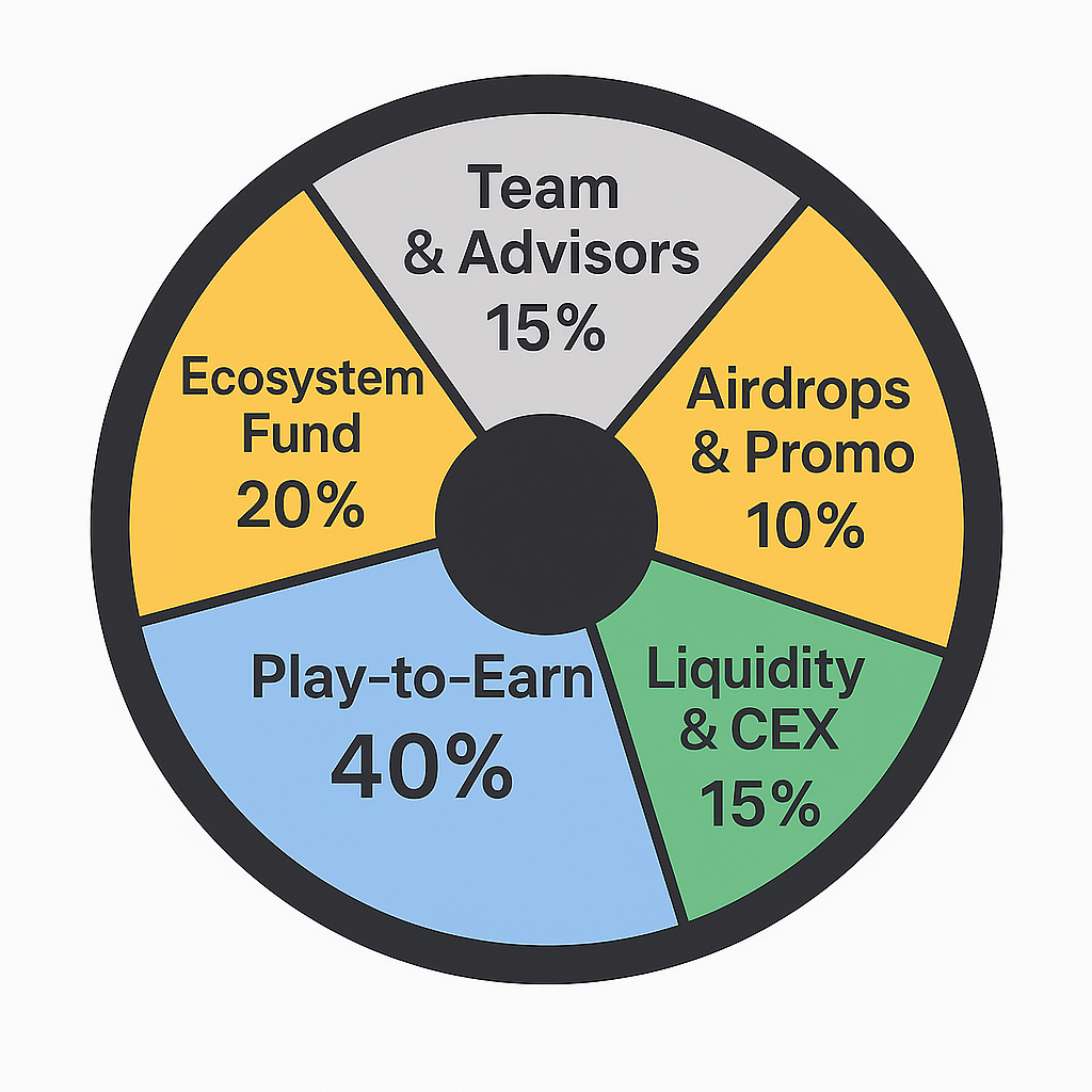 SUI Cars Tokenomics Distribution Chart